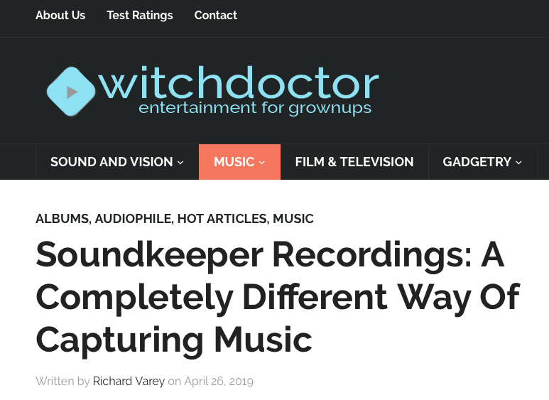 New Story About Soundkeeper Recordings